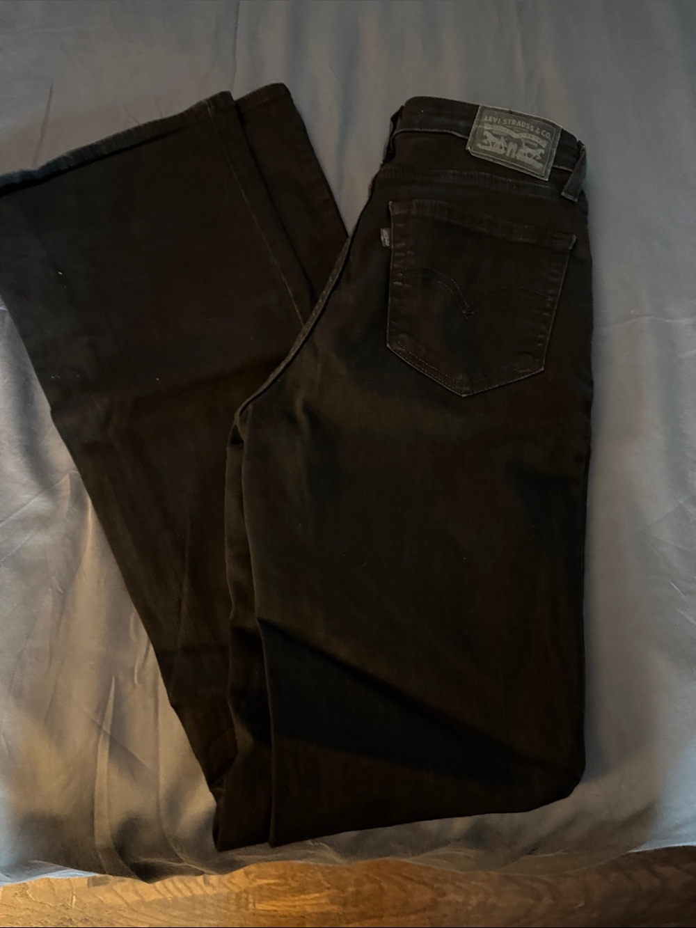 Levi's women’s 726 Black flare jeans size 26x34